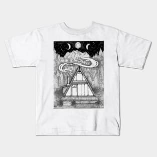 Dwelling || Forest Cabin Kids T-Shirt